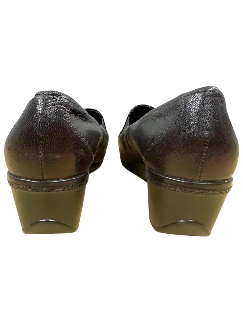 Liz Claiborne Croc Embossed‎ Wedge Loafers